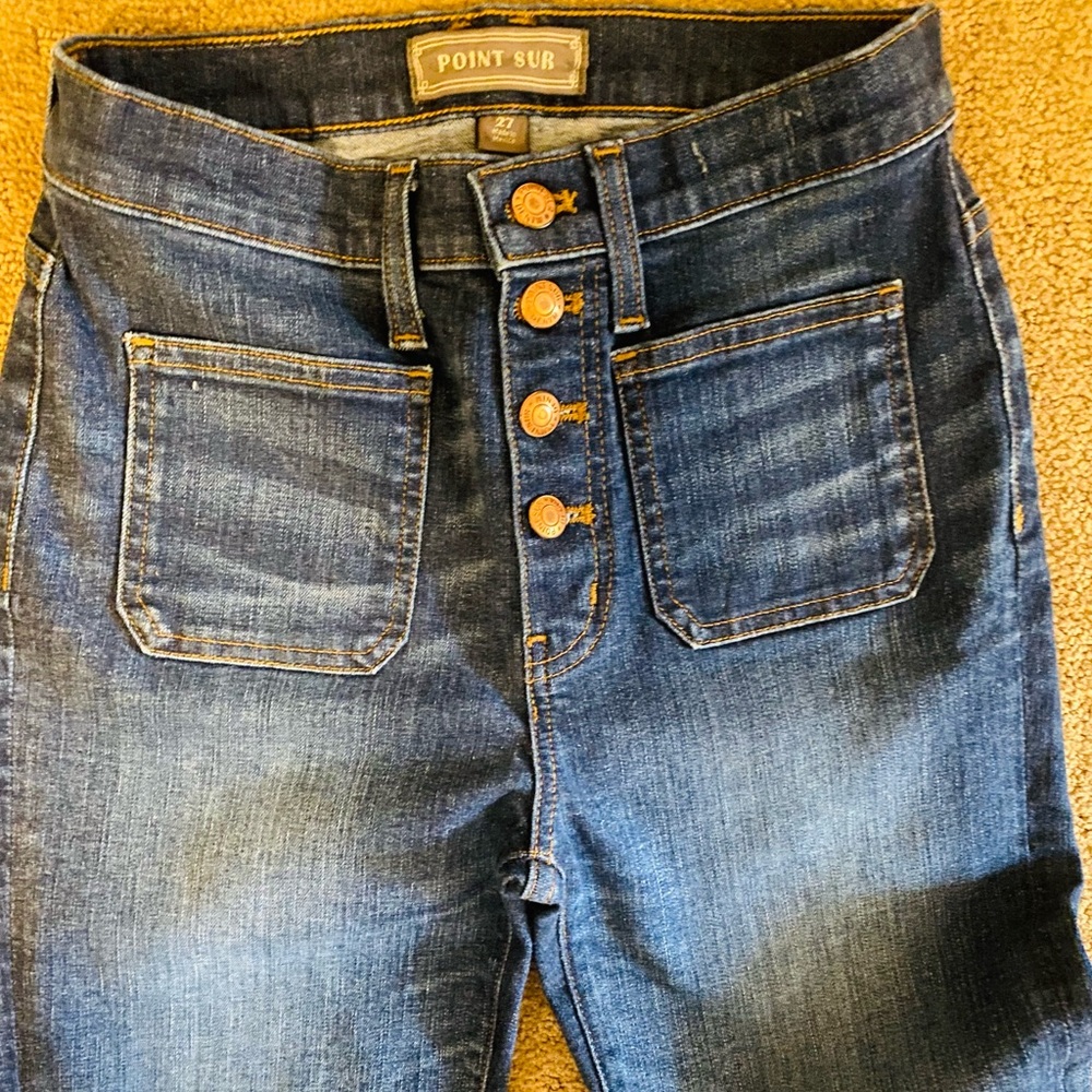 J Crew Point Sur High Rise Kick Flare Jeans